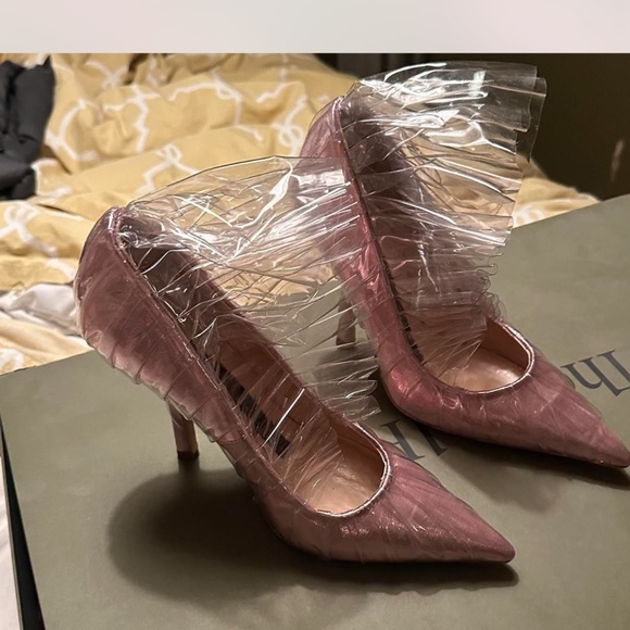 Midnight 00 pink vinyl pumps size 40 - Picture 3 of 5